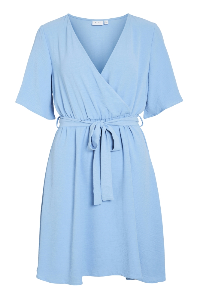 VIJOSA 2/4 WRAP DRESS 14101657 BLISSFUL BLUE
